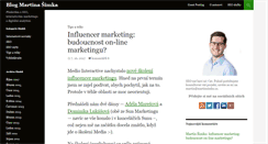 Desktop Screenshot of blog.martinsimko.cz